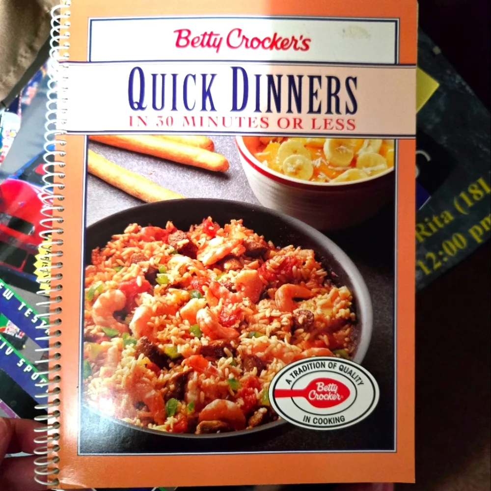 🌞BETTY CROCKER'S QUICK DINNERS RECIPE BOOK